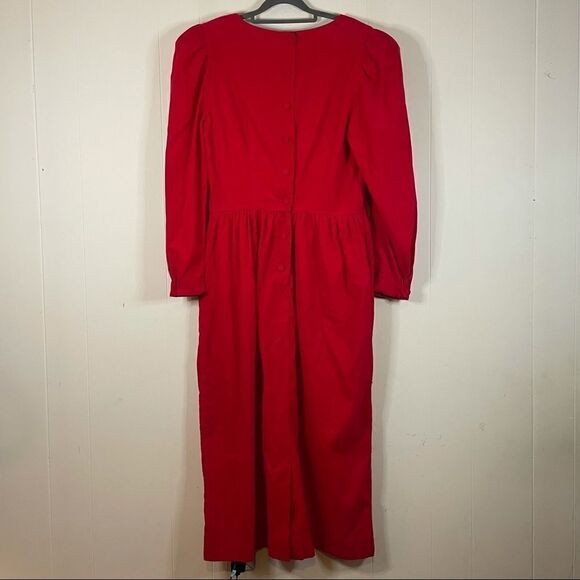 Vintage Sharon Young Corduroy Midi Dress - Picture 7 of 10